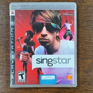 Sony SingStar for PlayStation 3 - Red and White Cover
